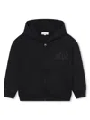 Marc Jacobs Logo-print Zip-up Hoodie In Black