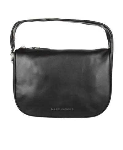 Marc Jacobs Logo Printed Handbag In Black