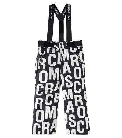 Marc Jacobs Kids' Logo-print Trousers In Black