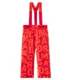 Marc Jacobs Logo Printed Ski Salopettes In Red
