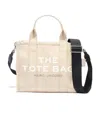 Marc Jacobs 'traveler Handbag' Mini Beige Tote Bag With Logo In Nude