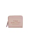 Marc Jacobs Logo Printed Zipped Mini Compact Wallet In Pink
