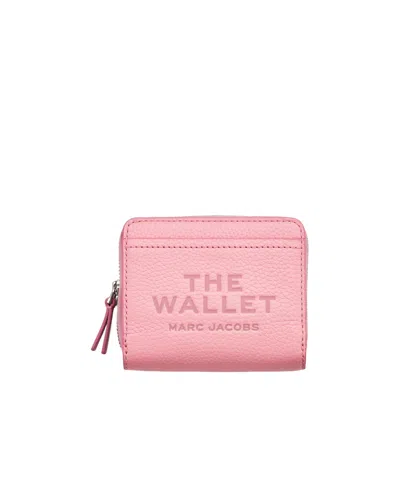 MARC JACOBS MARC JACOBS LOGO PRINTED ZIPPED MINI COMPACT WALLET