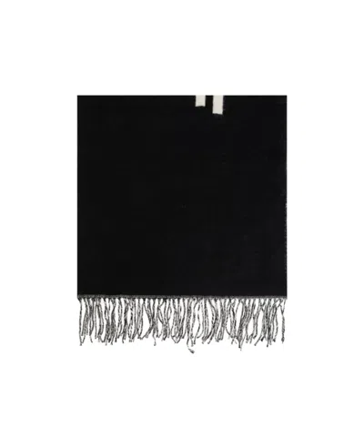 Marc Jacobs Logo Scarf In Black