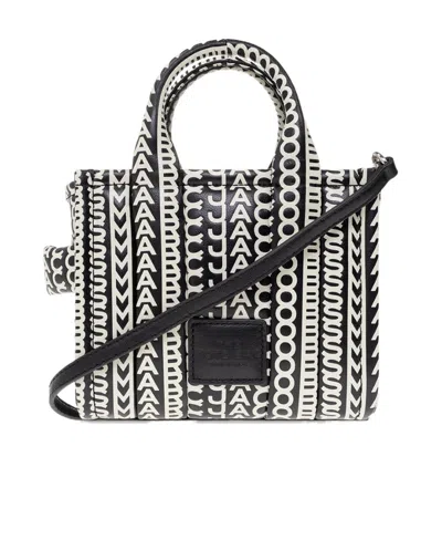 Marc Jacobs Logo Shoulder Bag In Black