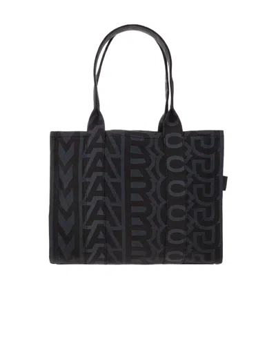Marc Jacobs Logo Shoulder Bag In Black