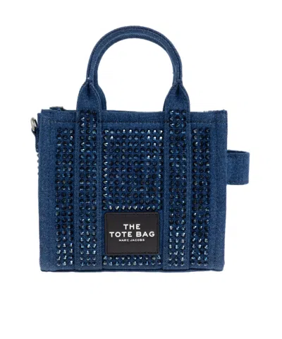Marc Jacobs Logo Shoulder Bag In Blue