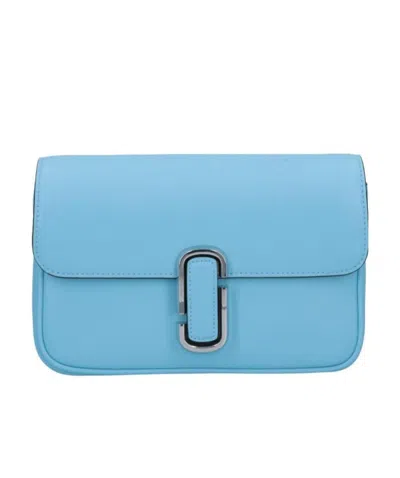 Marc Jacobs Logo Shoulder Bag In Blue
