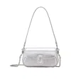 Marc Jacobs The Metallic Leather Clover Shoulder Bag In Gray