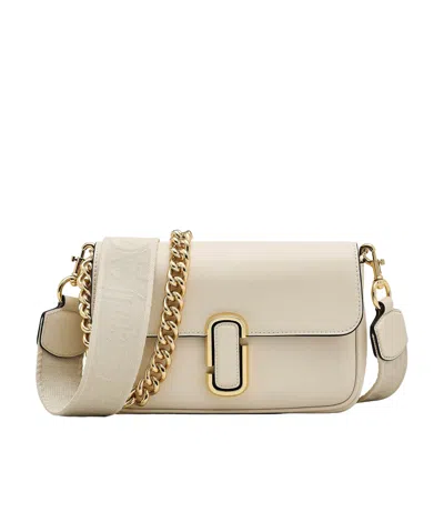 Marc Jacobs Logo Shoulder Bag In Nude