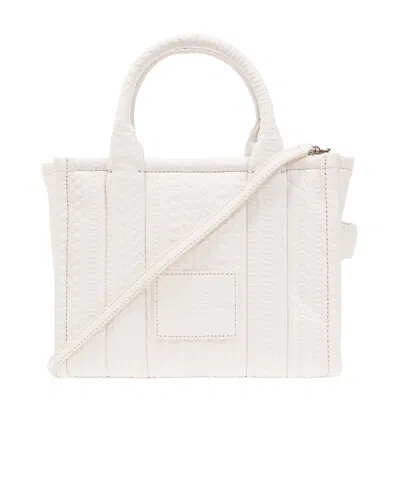 Marc Jacobs Logo Shoulder Bag In White