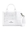 Marc Jacobs Women's The Crystal Canvas Small Tote Bag In White