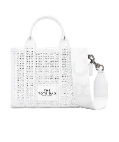 Marc Jacobs Logo Shoulder Bag In White