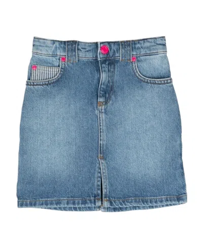 Marc Jacobs Logo Skirt In Blue