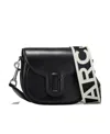 Marc Jacobs Small The Saddle Crossbody Bag In Calf Leather In Black