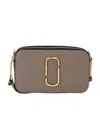 Marc Jacobs The Snapshot Aus Zementweissem Leder In Gray
