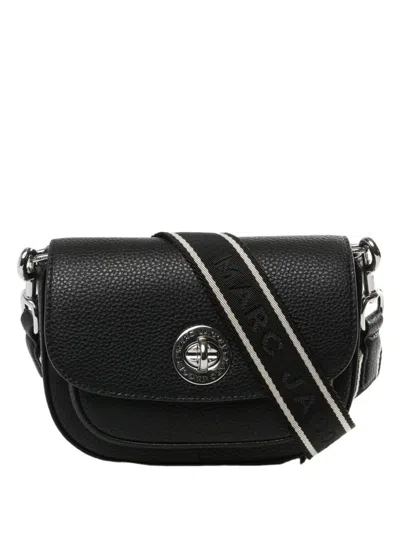 Marc Jacobs Logo-strap Shoulder Bag In Black
