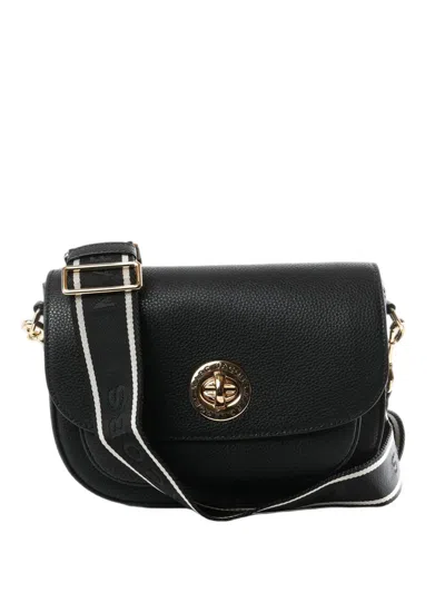 Marc Jacobs Logo-strap Shoulder Bag In Black