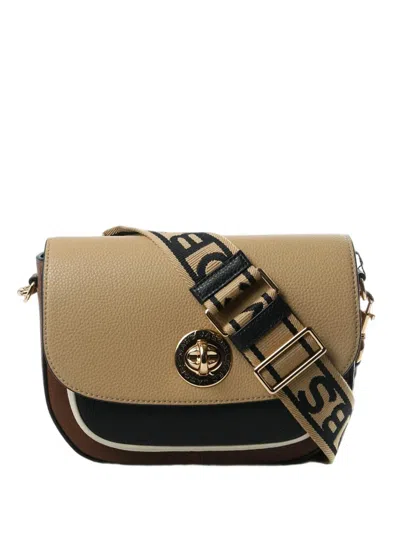 Marc Jacobs Logo-strap Shoulder Bag In Brown