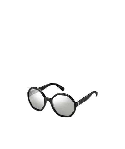 Marc Jacobs Logo Sunglasses In Black