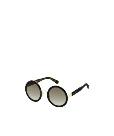 Marc Jacobs Logo Sunglasses In Black