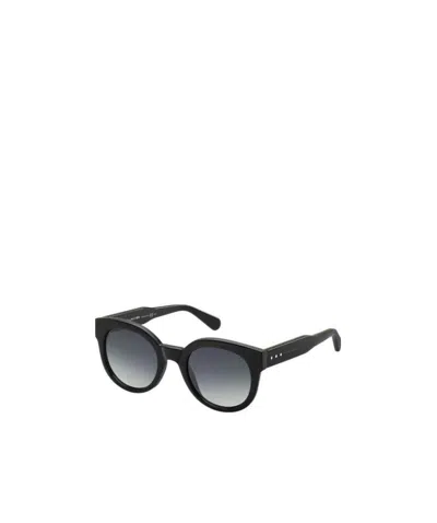 Marc Jacobs Logo Sunglasses In Black