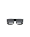 Marc Jacobs Logo Sunglasses In Gray