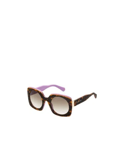 Marc Jacobs Logo Sunglasses In Multicolor