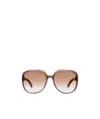 Marc Jacobs Logo Sunglasses In Nude