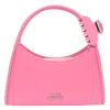Marc Jacobs The Claw Clip Shoulder Bag In Brushed Leather Color Pink In Pink
