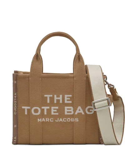 Marc Jacobs Logo Top-handle Tote Bag In Neutral