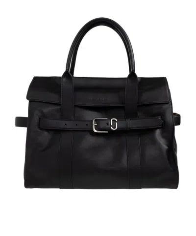 Marc Jacobs Logo Tote Bag In Black