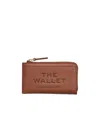 Marc Jacobs Logo Wallet In Brown