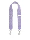 Marc Jacobs Logo-webbing Shoulder Strap In Purple