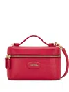 Marc Jacobs Logo Zip-bag In Red