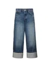 Marc Jacobs Logo-appliqué Jeans In Blue