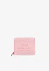 Marc Jacobs Logo-debossed Leather Wallet In Pink