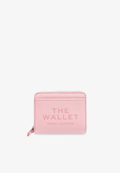 Marc Jacobs Logo-debossed Leather Wallet In Green