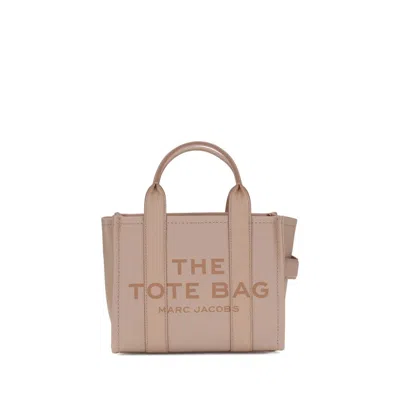 Marc Jacobs Logo-embossed Calf Leather Tote Bag In Red
