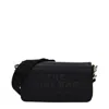 Marc Jacobs Logo-embossed Leather Crossbody Bag In Black