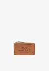 Marc Jacobs Logo-embossed Leather Wallet In Brown