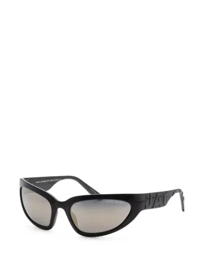 Marc Jacobs Logo-embossed Sunglasses In Black