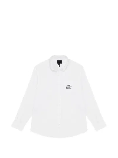 Marc Jacobs Logo-embroidered Shirt In Black