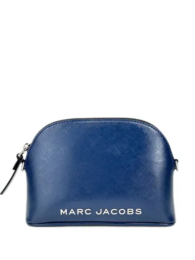 Marc Jacobs Logo-plaque Cross Body Bag In Blue