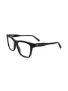Marc Jacobs Logo-plaque Square-frame Glasses In Black