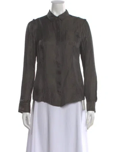 Pre-owned Marc Jacobs Long Sleeve Blouse In Neutral