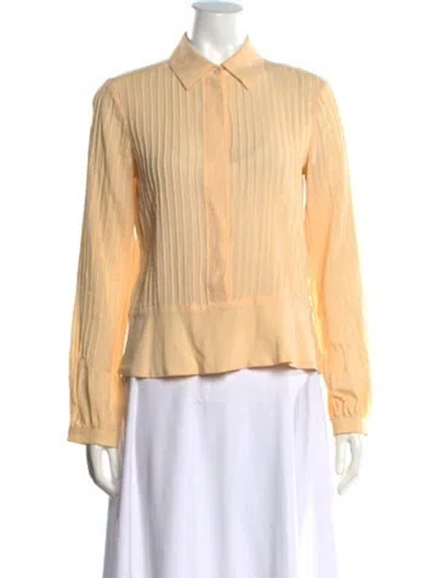 Pre-owned Marc Jacobs Long Sleeve Blouse In Neutral