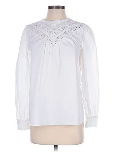 Pre-owned Marc Jacobs Long Sleeve Blouse In White