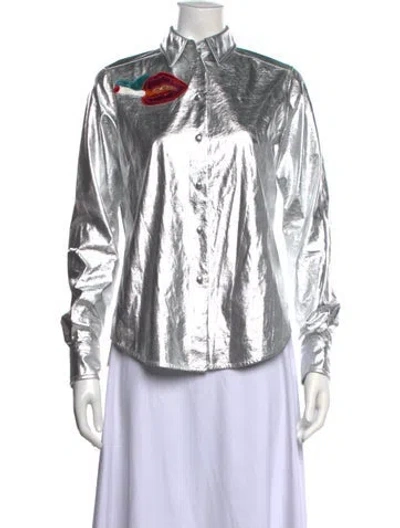 Pre-owned Marc Jacobs Long Sleeve Button-up Top