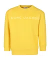 Marc Jacobs Yellow Sweatshirt For Kids With Logo In Yellow
